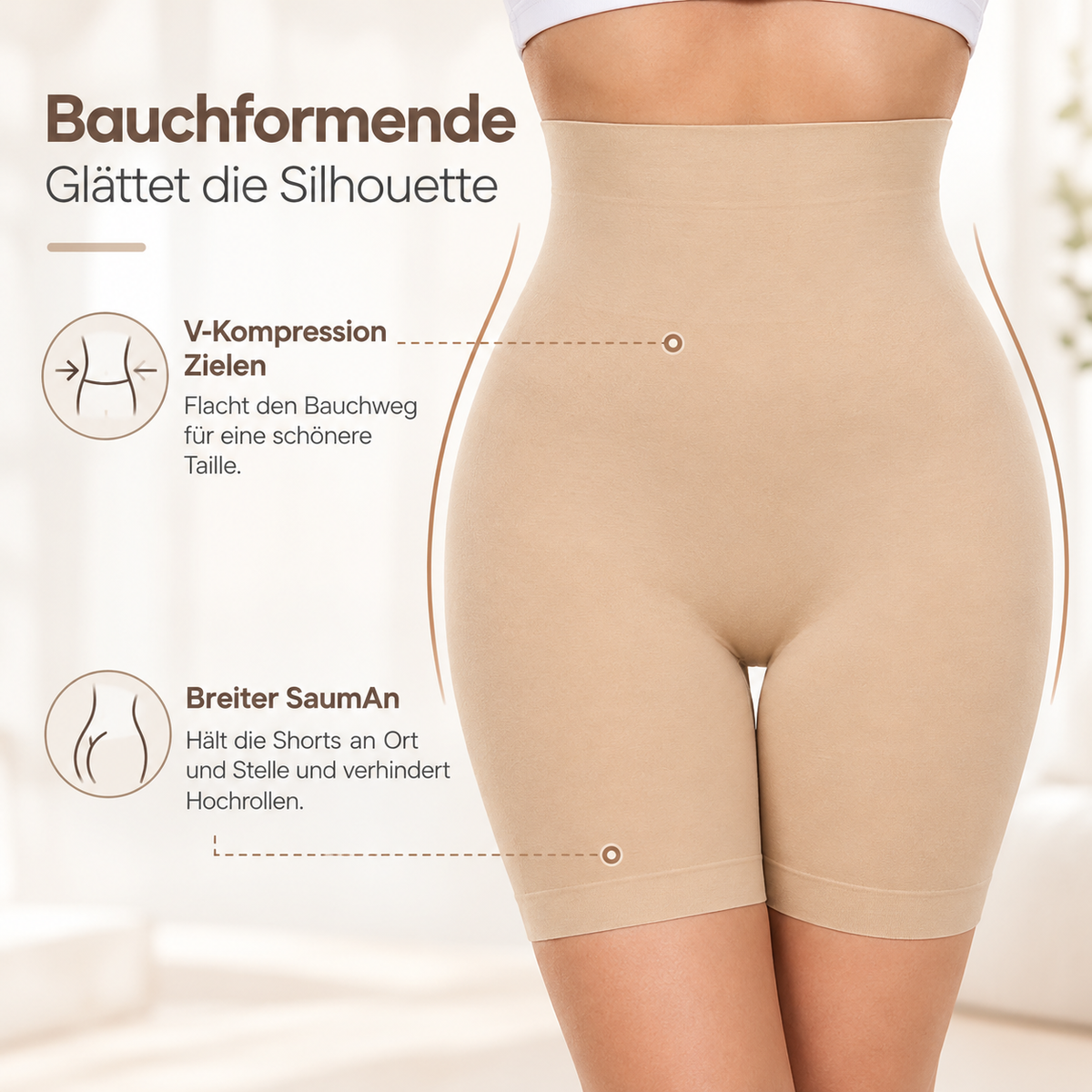 Priliant — Bauchweg Shaping-Shorts