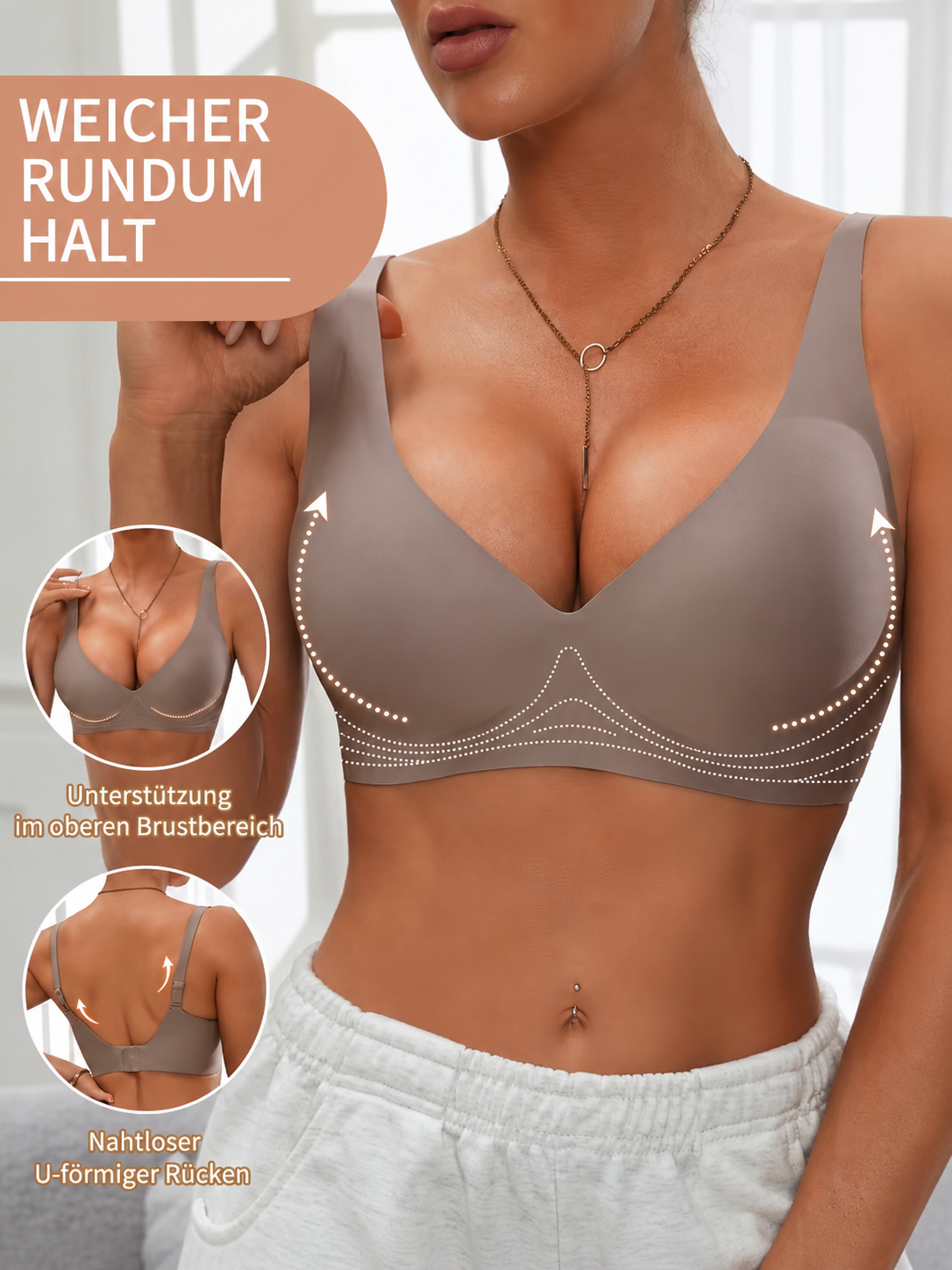 Der Bügellose Gel-Push-Up BH