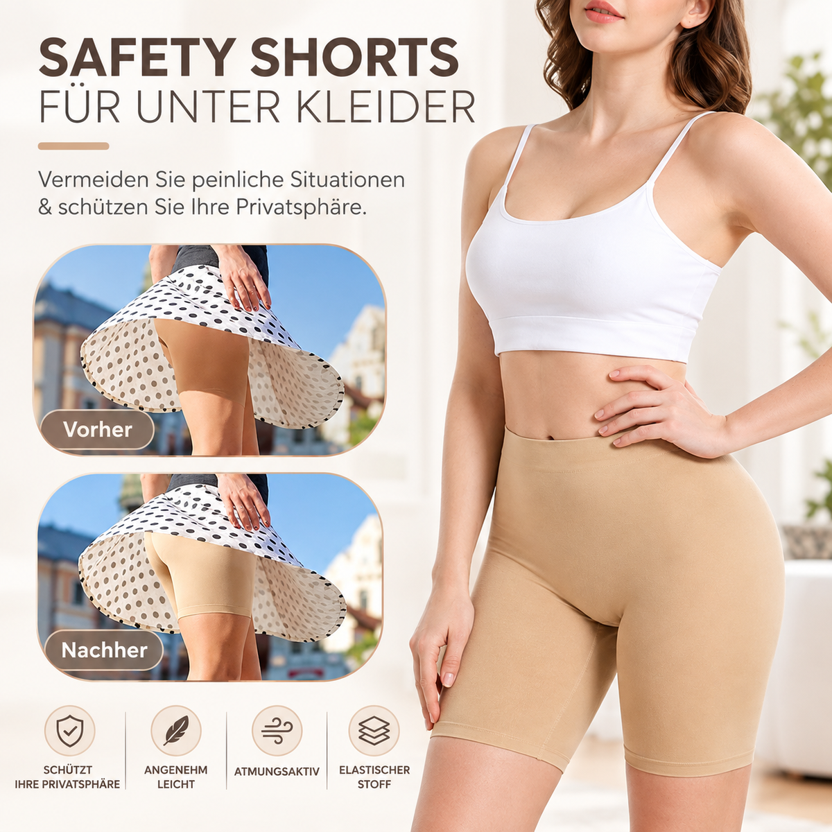 Priliant — Bauchweg Shaping-Shorts